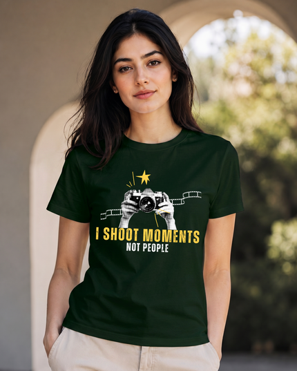 I Shoot Moments Unisex Classic Crew T-Shirt