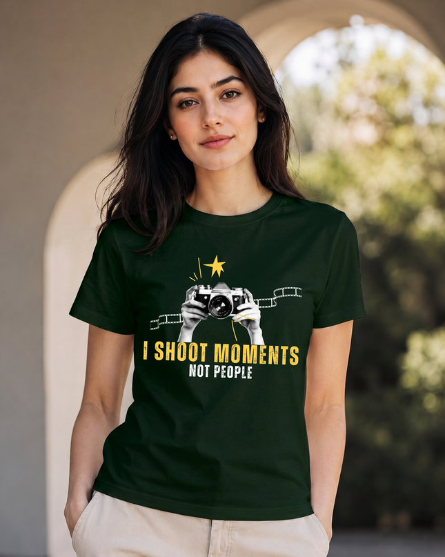 I Shoot Moments Unisex Classic Crew T-Shirt