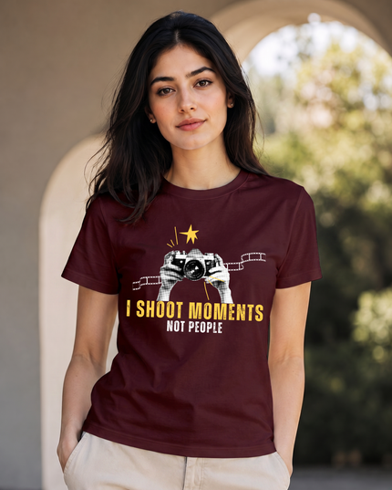 I Shoot Moments Unisex Classic Crew T-Shirt