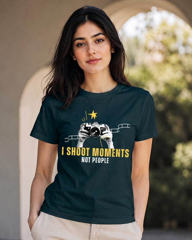 I Shoot Moments Unisex Classic Crew T-Shirt