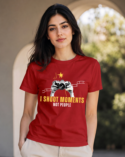 I Shoot Moments Unisex Classic Crew T-Shirt