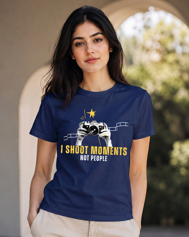 I Shoot Moments Unisex Classic Crew T-Shirt