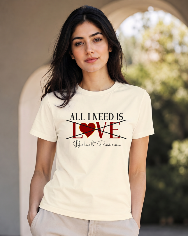 Gen Z Bohot Paisa Printed Unisex Classic Crew T-Shirt