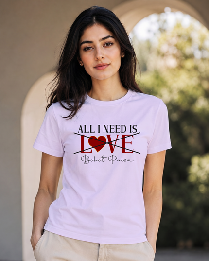 Gen Z Bohot Paisa Printed Unisex Classic Crew T-Shirt