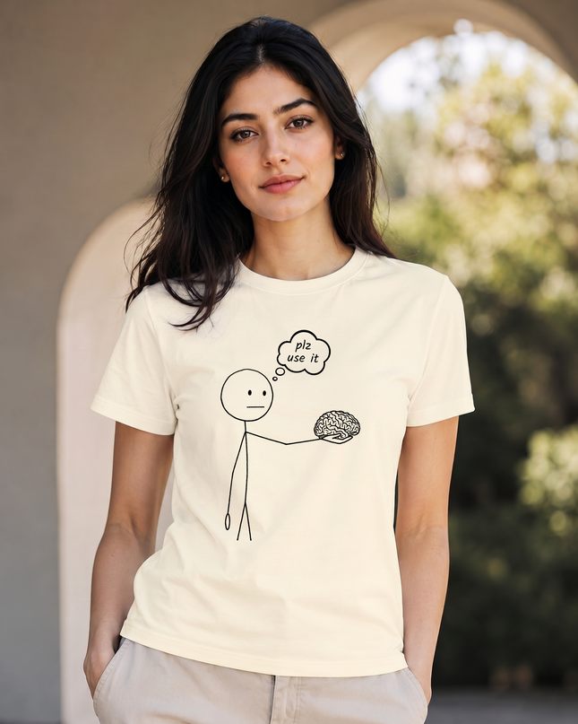 Plz Use It Unisex Classic Crew T-Shirt
