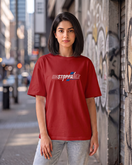 Unstoppable Graphic Women's Oversized Classic T-Shirt
