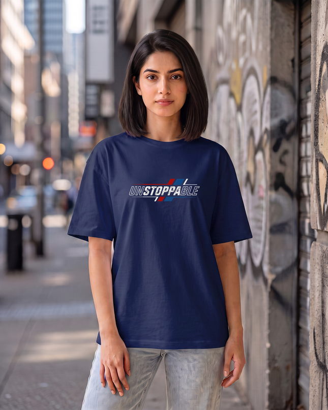 Unstoppable Graphic Women's Oversized Classic T-Shirt