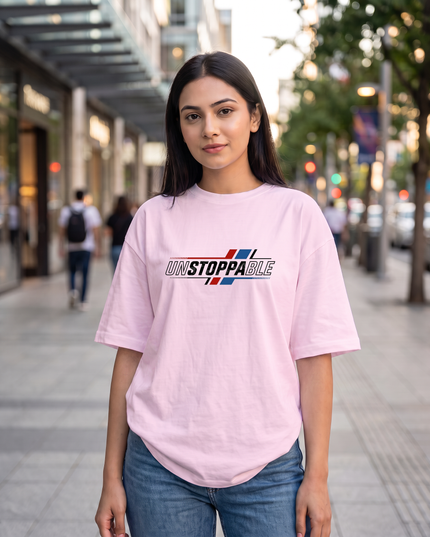 Unstoppable Graphic Oversized Women's Classic T-Shirt