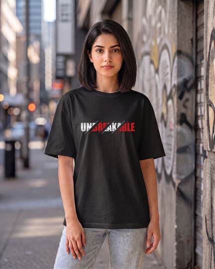 Unbreakable Graphic Women's Oversized Classic T-Shirt