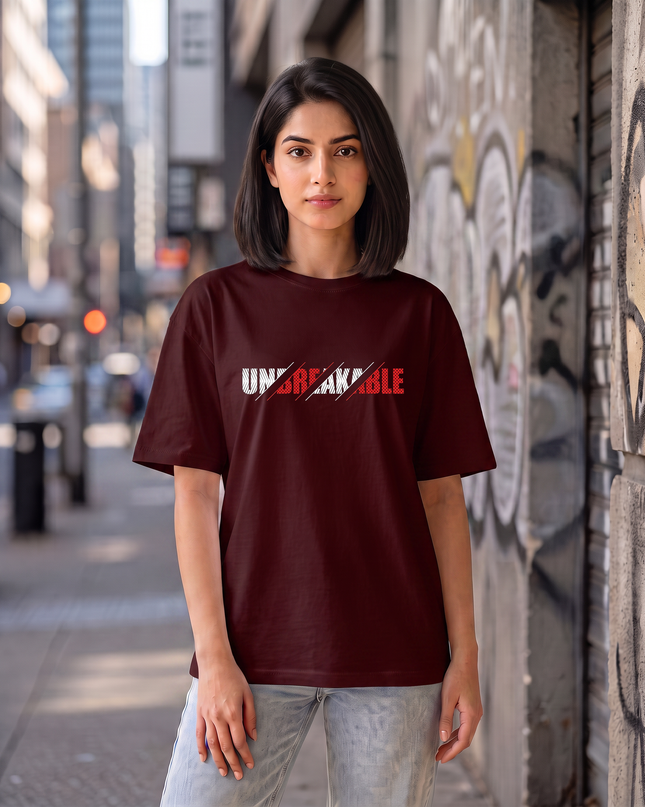 Unbreakable Graphic Women's Oversized Classic T-Shirt
