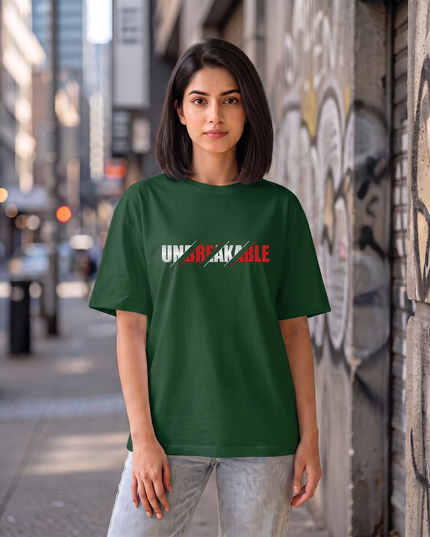 Unbreakable Graphic Women's Oversized Classic T-Shirt