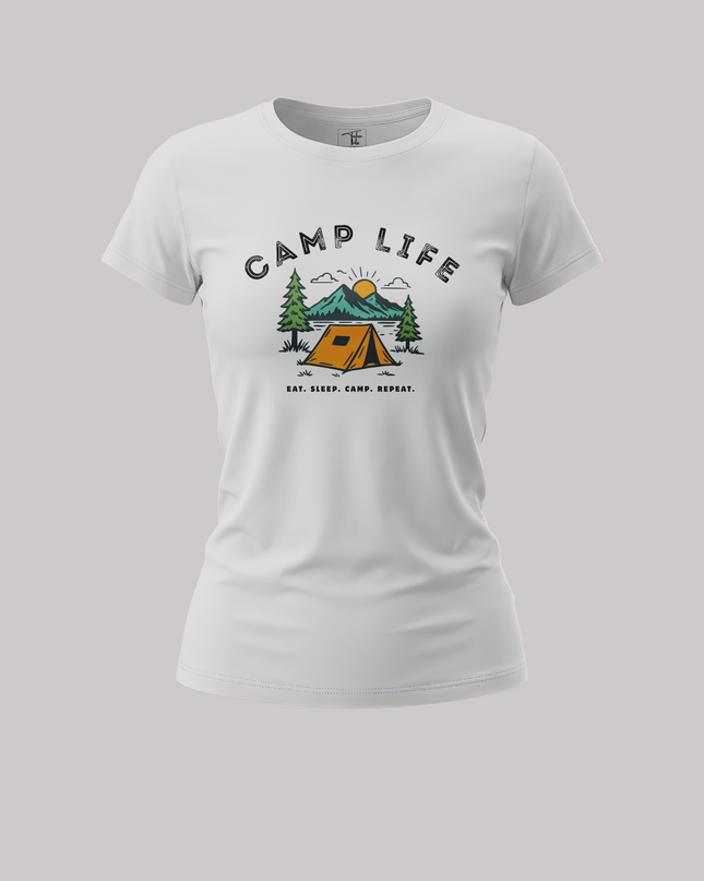 Camp Life Outdoor Adventure Graphic Women's Classic T-Shirt