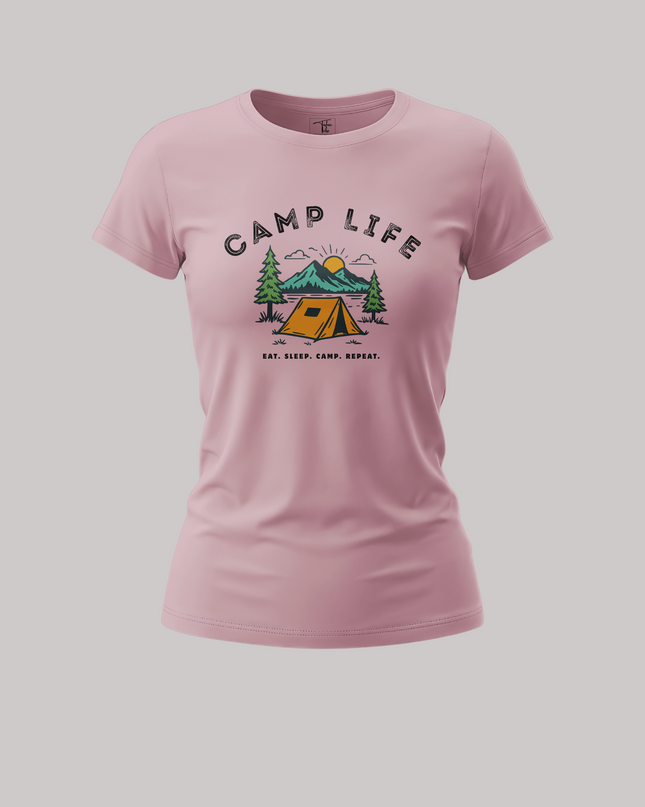 Camp Life Outdoor Adventure Graphic Women's Classic T-Shirt
