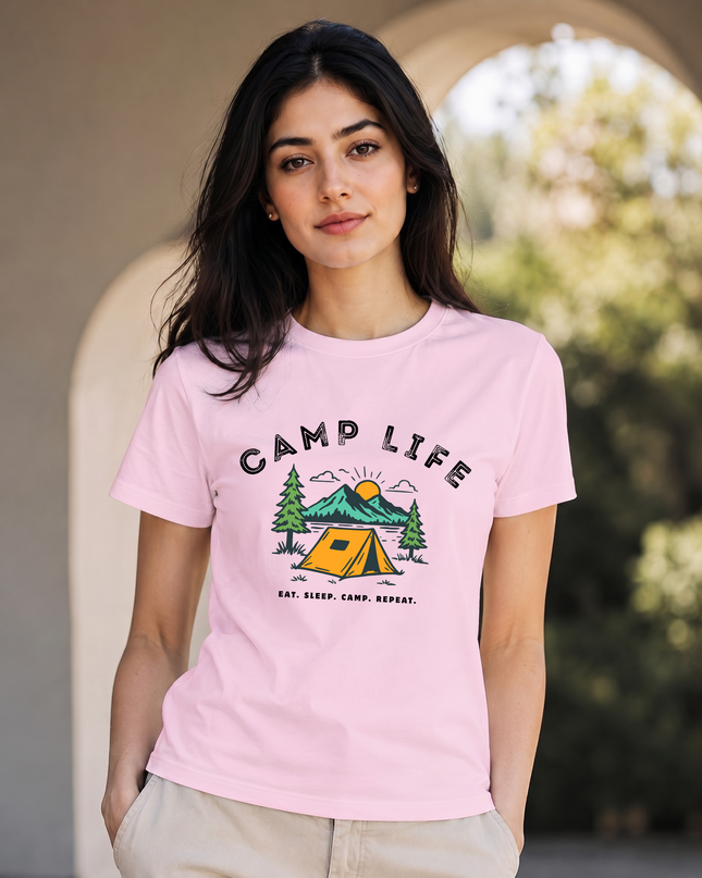 Camp Life Outdoor Unisex Classic Crew T-Shirt