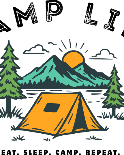 Camp Life Outdoor Unisex Classic Crew T-Shirt