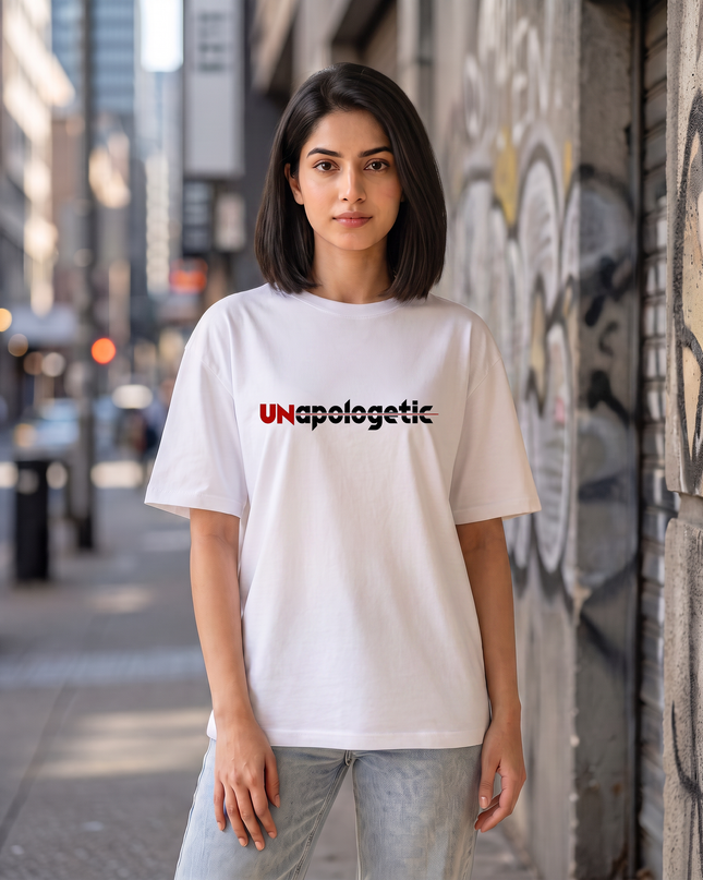 Unapologetic Graphic Women's Oversized Classic T-Shirt