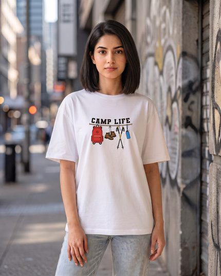Camp Life Gear Women's Oversized Classic T-Shirt