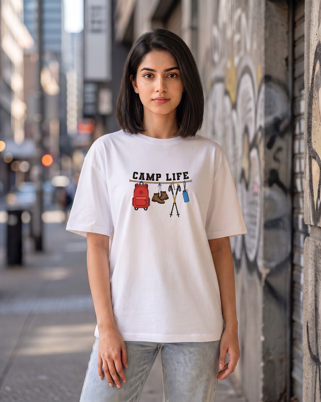 Camp Life Gear Women's Oversized Classic T-Shirt