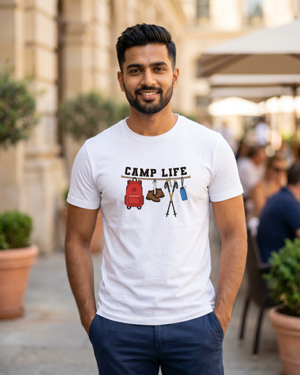 Camp Life Gear Men's Classic Crew T-Shirt