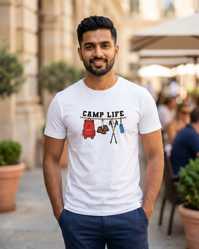 Camp Life Gear Men's Classic Crew T-Shirt