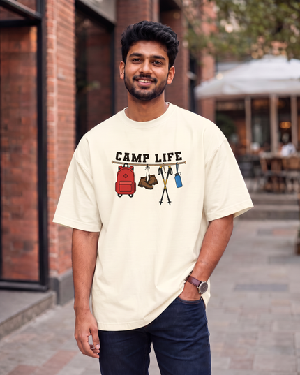 Camp Life Gear Men's Oversized Classic T-Shirt