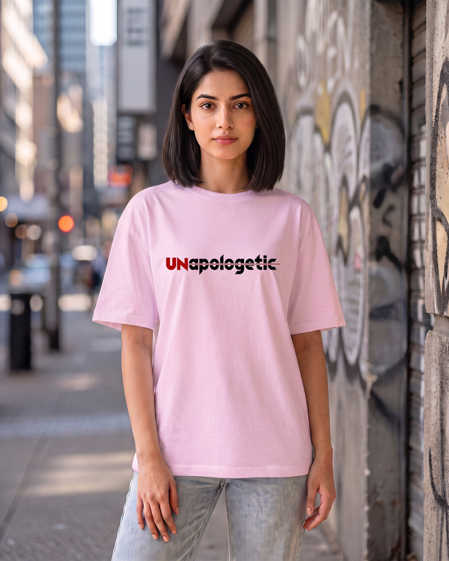 Unapologetic Graphic Women's Oversized Classic T-Shirt