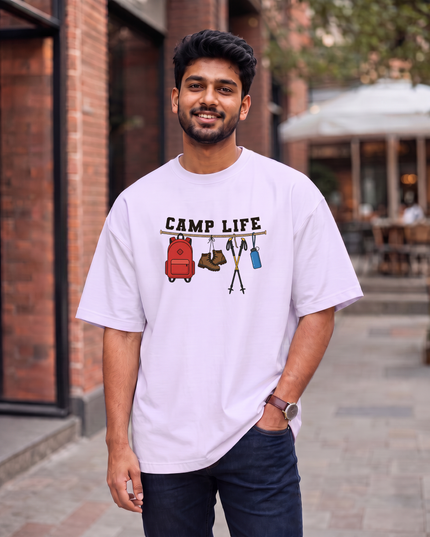 Camp Life Gear Men's Oversized Classic T-Shirt