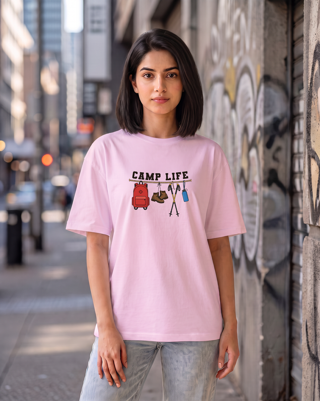Camp Life Gear Women's Oversized Classic T-Shirt