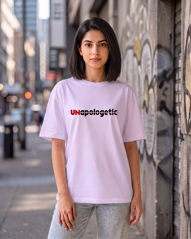 Unapologetic Graphic Women's Oversized Classic T-Shirt