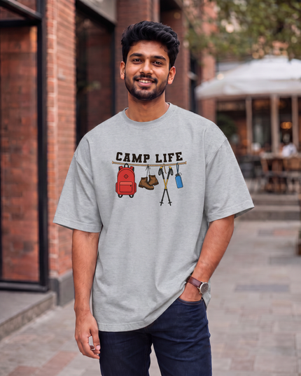 Camp Life Gear Men's Oversized Classic T-Shirt