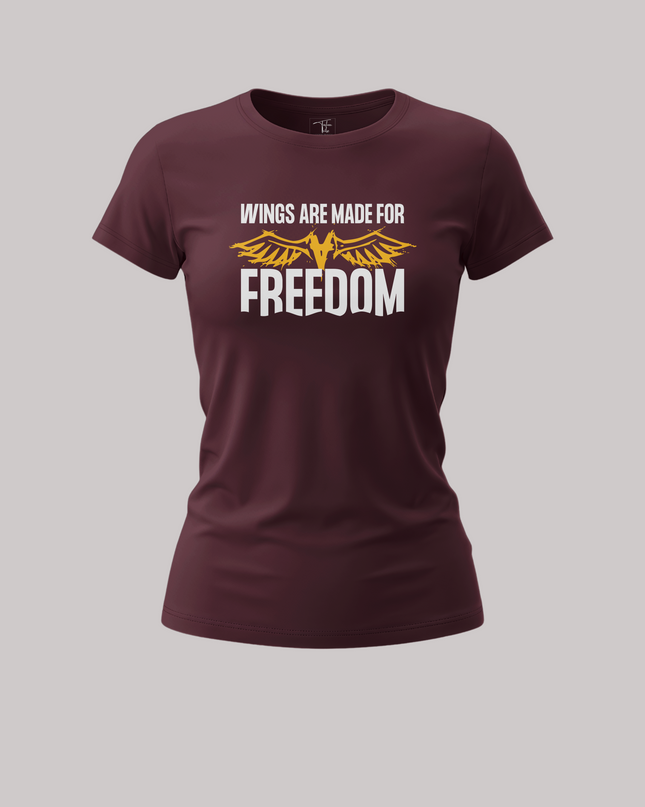 Wings Are Made for Freedom Print Women's Classic T-Shirt
