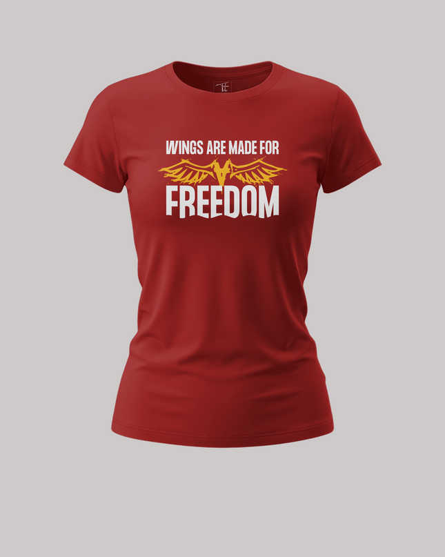 Wings Are Made for Freedom Print Women's Classic T-Shirt