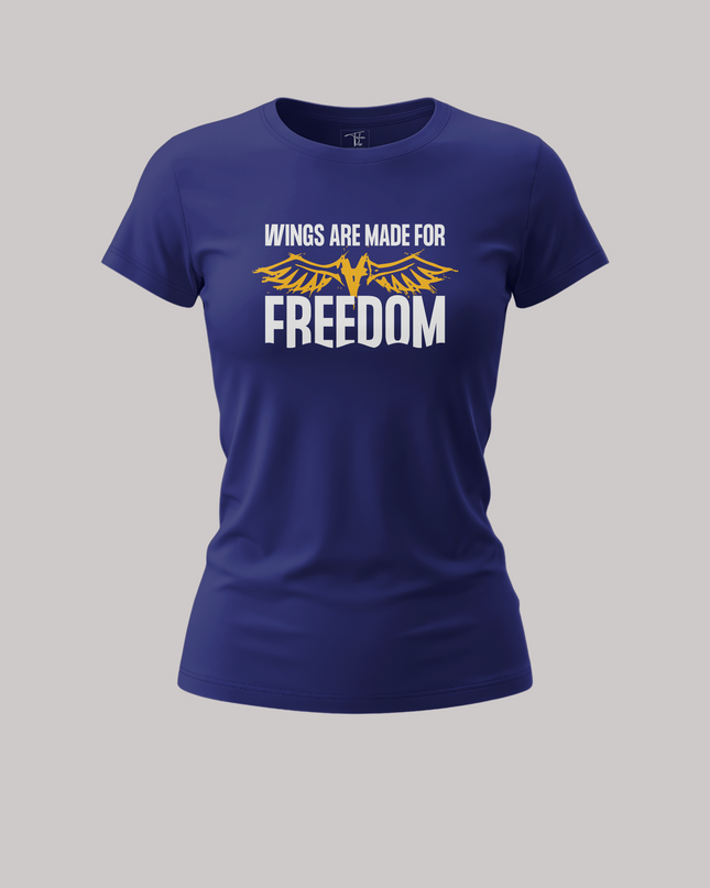 Wings Are Made for Freedom Print Women's Classic T-Shirt