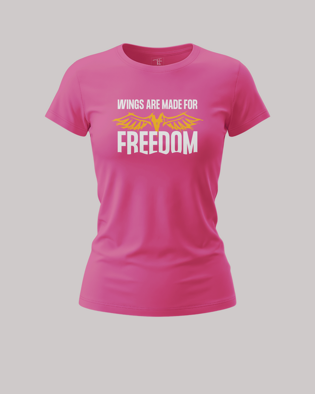 Wings Are Made for Freedom Print Women's Classic T-Shirt