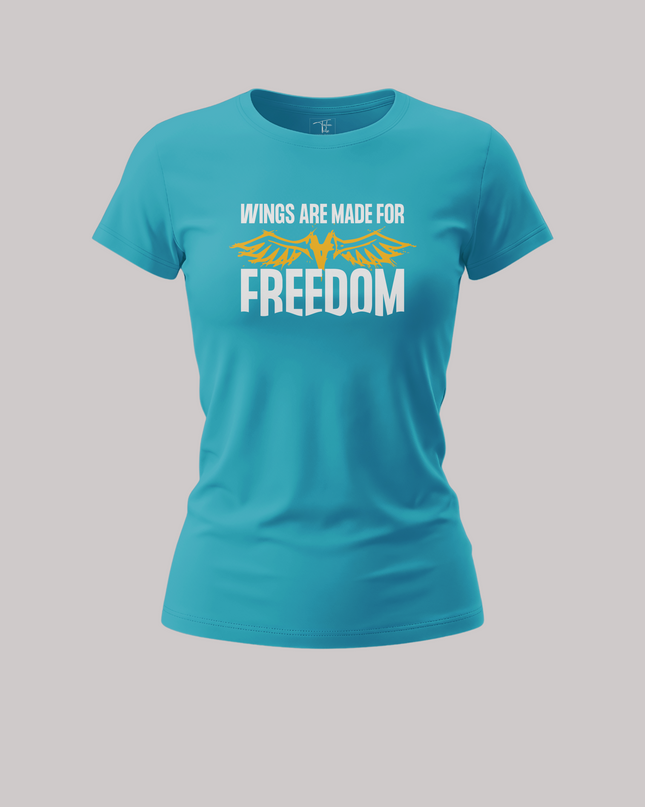 Wings Are Made for Freedom Print Women's Classic T-Shirt