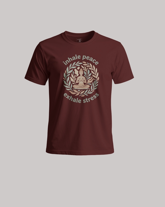 Inhale Peace Unisex Classic Crew T-Shirt