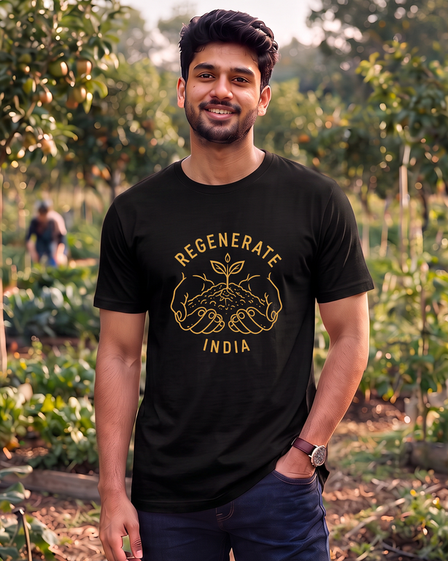 Regenerate India Graphic Classic Crew T-Shirt