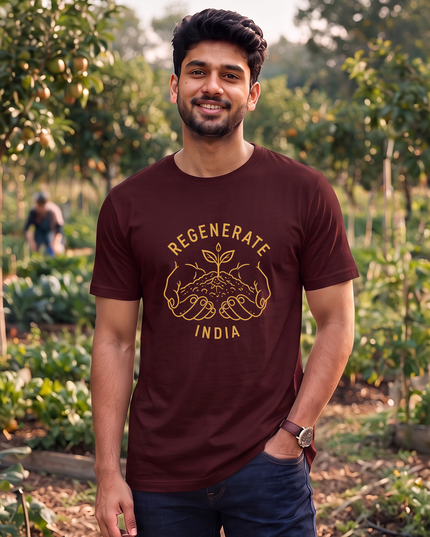 Regenerate India Graphic Classic Crew T-Shirt