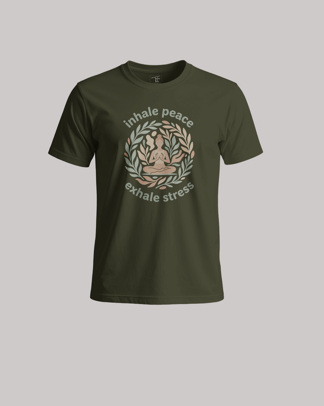 Inhale Peace Unisex Classic Crew T-Shirt