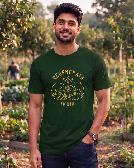 Regenerate India Graphic Classic Crew T-Shirt
