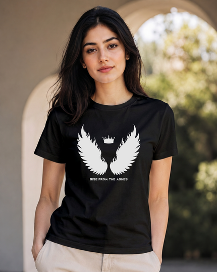Rise From The Ashes Graphic Unisex Classic Crew T-Shirt