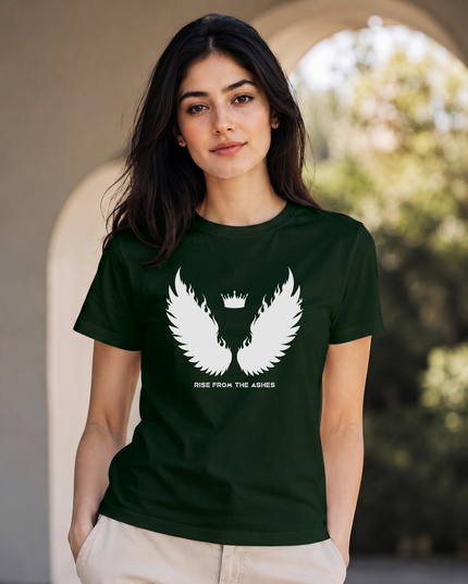 Rise From The Ashes Graphic Unisex Classic Crew T-Shirt