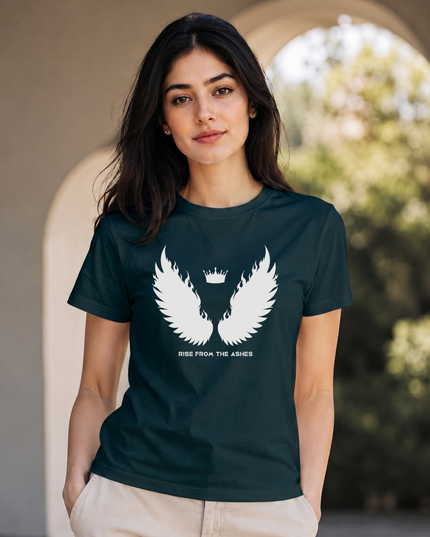 Rise From The Ashes Graphic Unisex Classic Crew T-Shirt