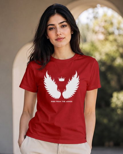 Rise From The Ashes Graphic Unisex Classic Crew T-Shirt