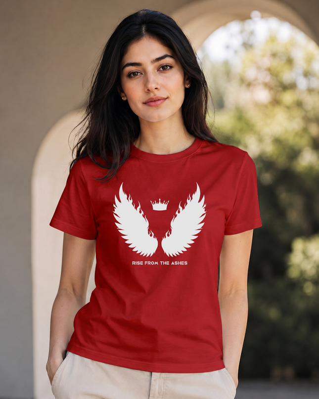 Rise From The Ashes Graphic Unisex Classic Crew T-Shirt