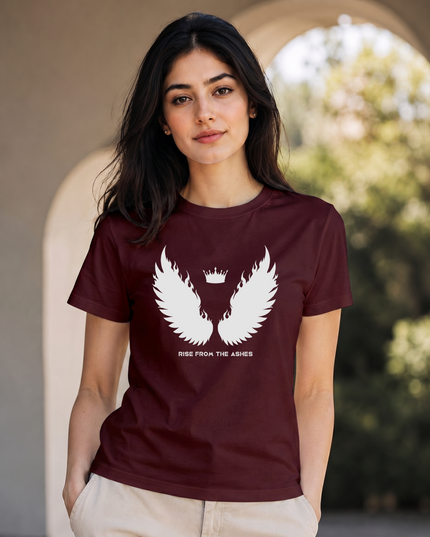 Rise From The Ashes Graphic Unisex Classic Crew T-Shirt