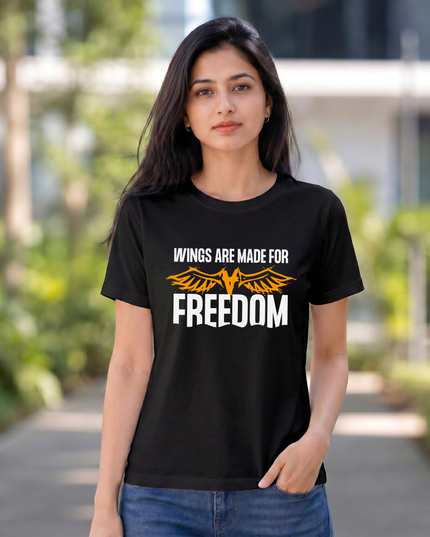 Wings For Freedom Unisex Classic Crew T-Shirt