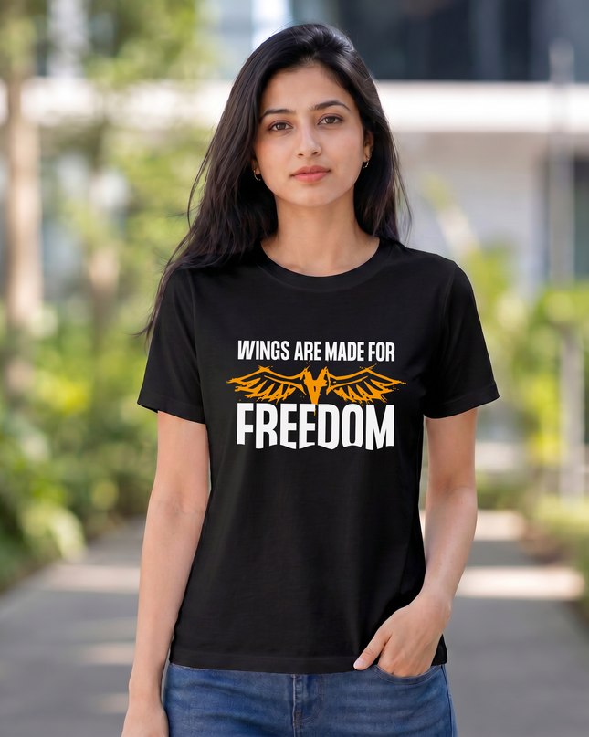 Wings For Freedom Unisex Classic Crew T-Shirt