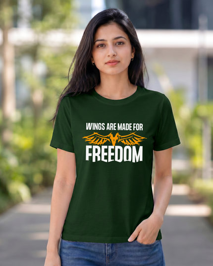 Wings For Freedom Unisex Classic Crew T-Shirt