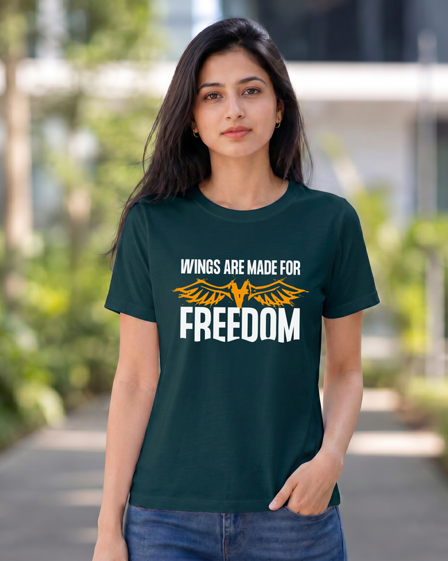 Wings For Freedom Unisex Classic Crew T-Shirt